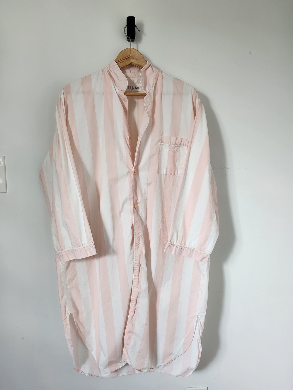 Elle Paris Pink & White Striped Nightgown OR beachware
